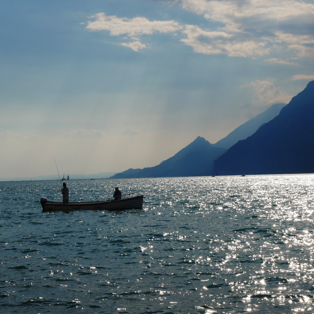 Gardasee in fantastischer Stimmung. :-)